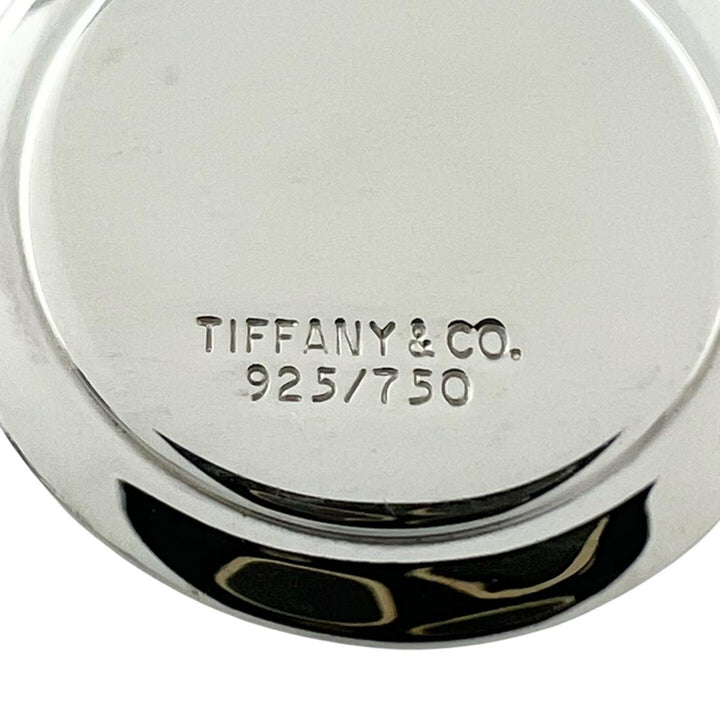 Great TIFFANY&Co. Necklace Combi T&C Coin Silver 925 Women
