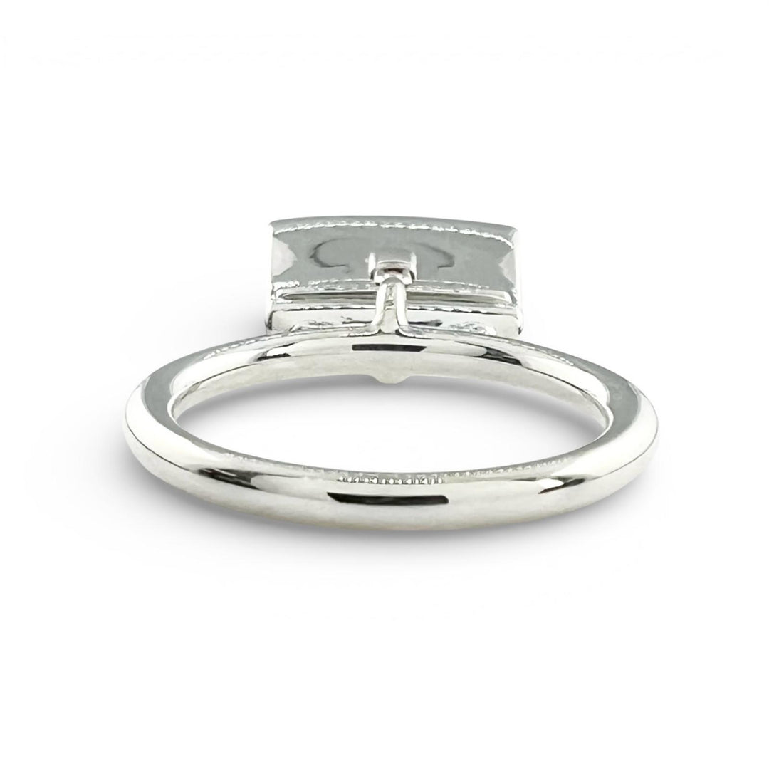 Excellent HERMES Ring Kelly Amulet Ring Silver AG925 Women 48