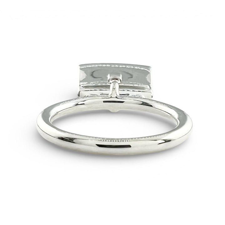 Excellent HERMES Ring Kelly Amulet Ring Silver AG925 Women 48