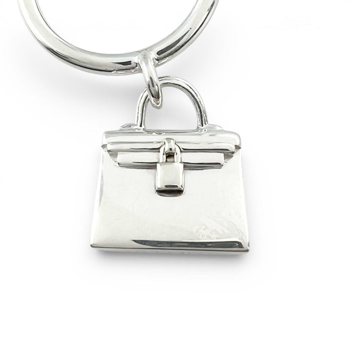 Excellent HERMES Ring Kelly Amulet Ring Silver AG925 Women 48