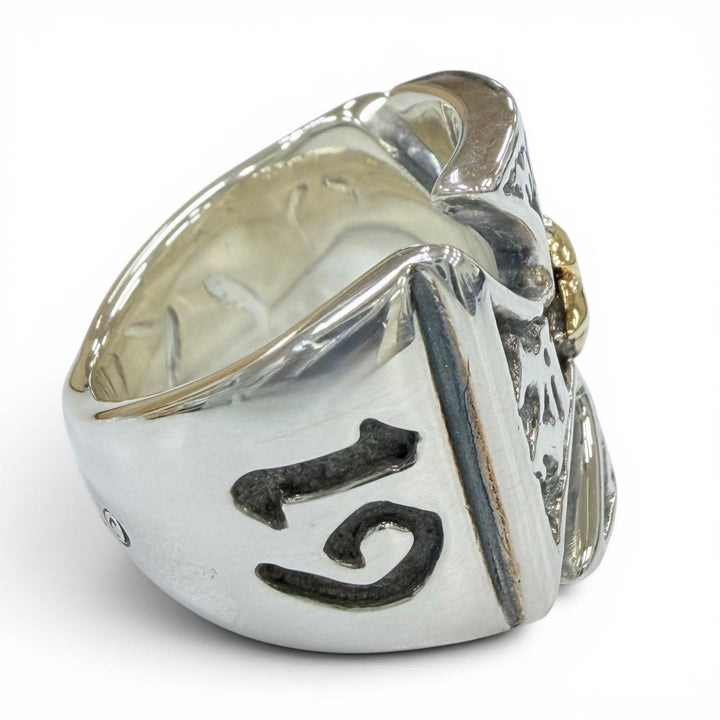 Excellent Bill Wall Leather Ring ring Malibu Cross Ring Iron Cross Silver 925