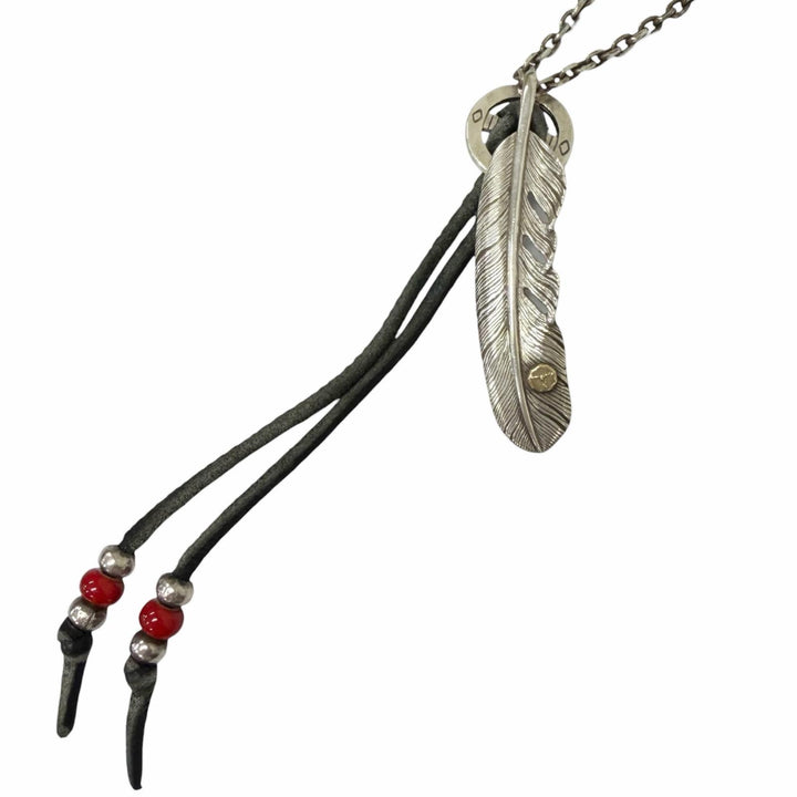 Very Good TADY&KING Necklace Feather Longhorn Regular Wheel Wolf