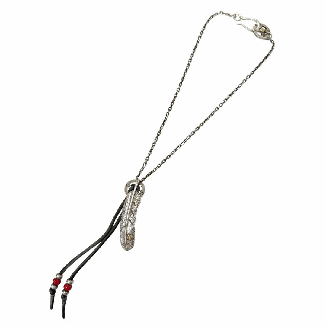 Very Good TADY&KING Necklace Feather Longhorn Regular Wheel Wolf