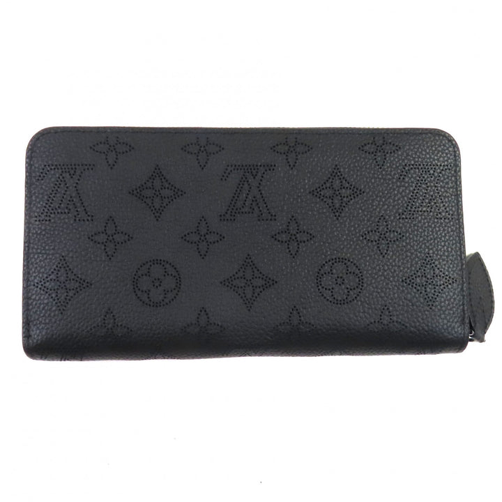 Excellent LOUIS VUITTON Purse Zippy wallet Mahina Women M61867