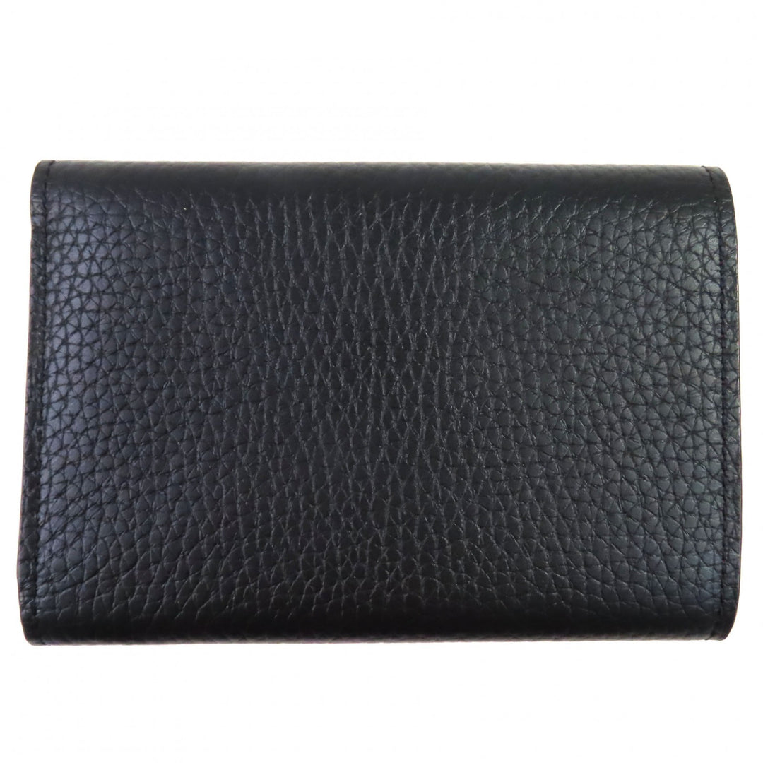 Excellent LOUIS VUITTON Bifold Wallet Portefeuille Compact Taurillon Clemence