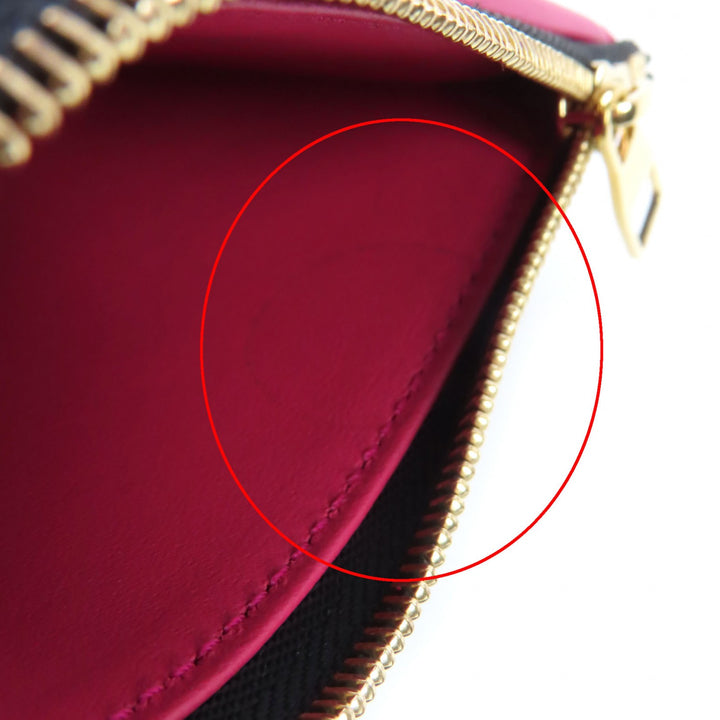 Excellent LOUIS VUITTON Bifold Wallet Portefeuille Compact Taurillon Clemence