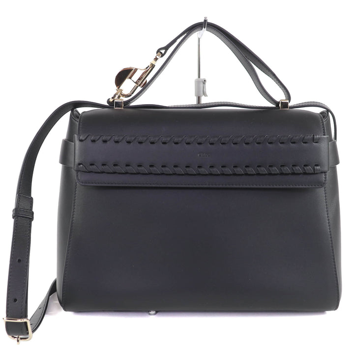 クロエ ショルダーバッグ NACHA ブラックレザー レディース CHC22WS122l91001