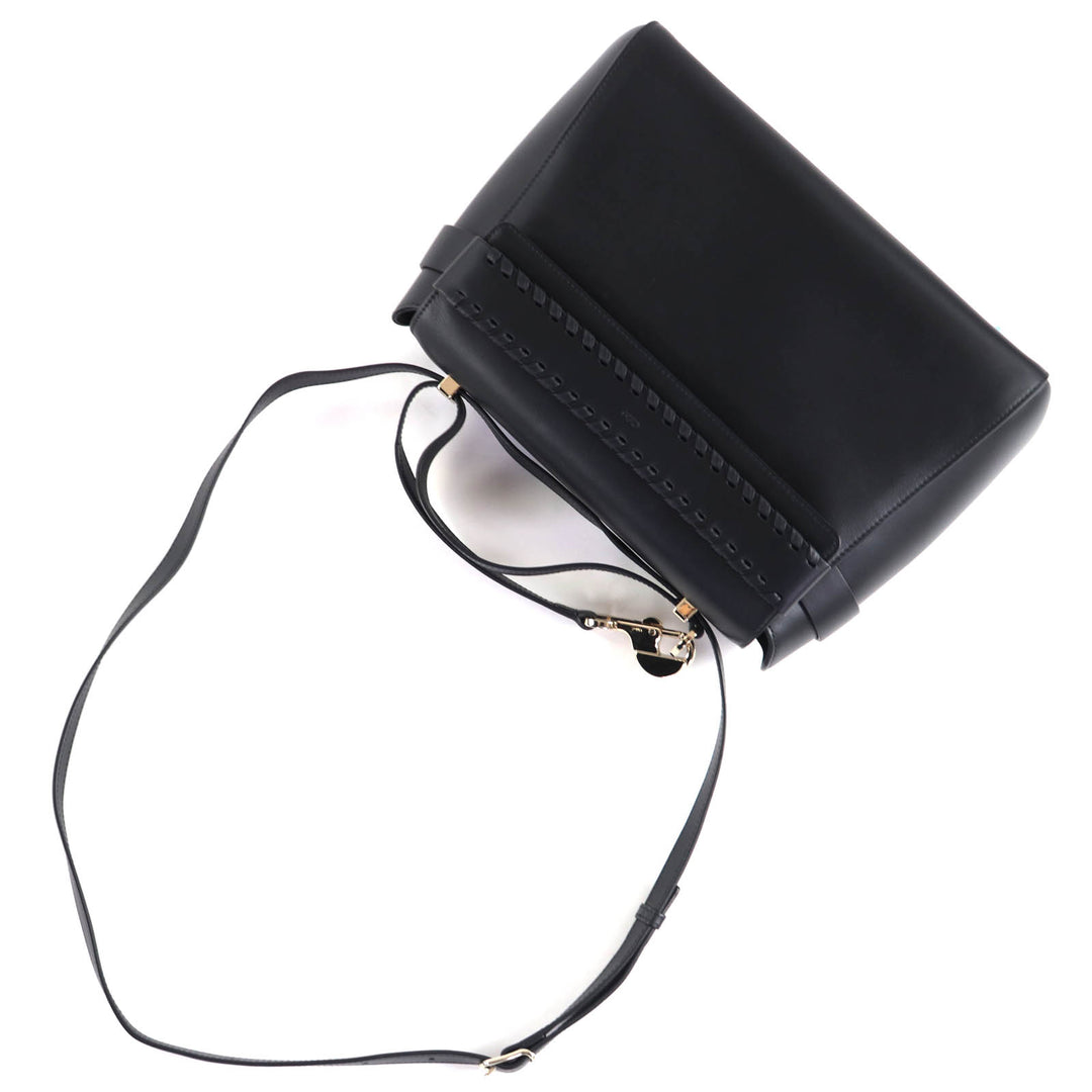 クロエ ショルダーバッグ NACHA ブラックレザー レディース CHC22WS122l91001