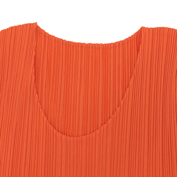 Excellent PLEATS PLEASE one piece Orange polyester Women 2 PP11-JH201