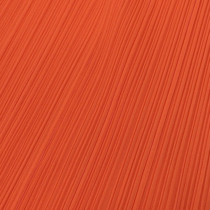 PLEATS PLEASE ワンピース オレンジ ポリエステル レディース 2 PP11-JH201