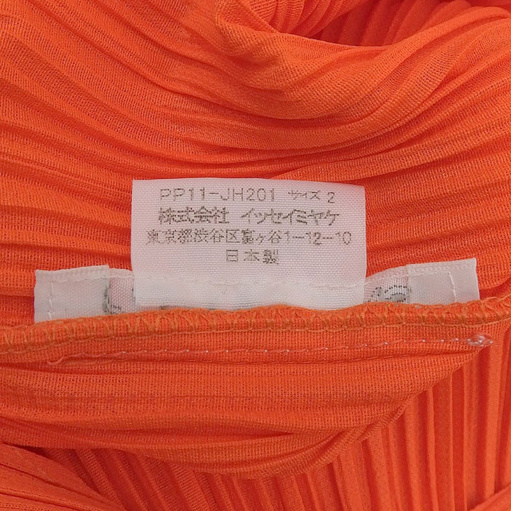 Excellent PLEATS PLEASE one piece Orange polyester Women 2 PP11-JH201