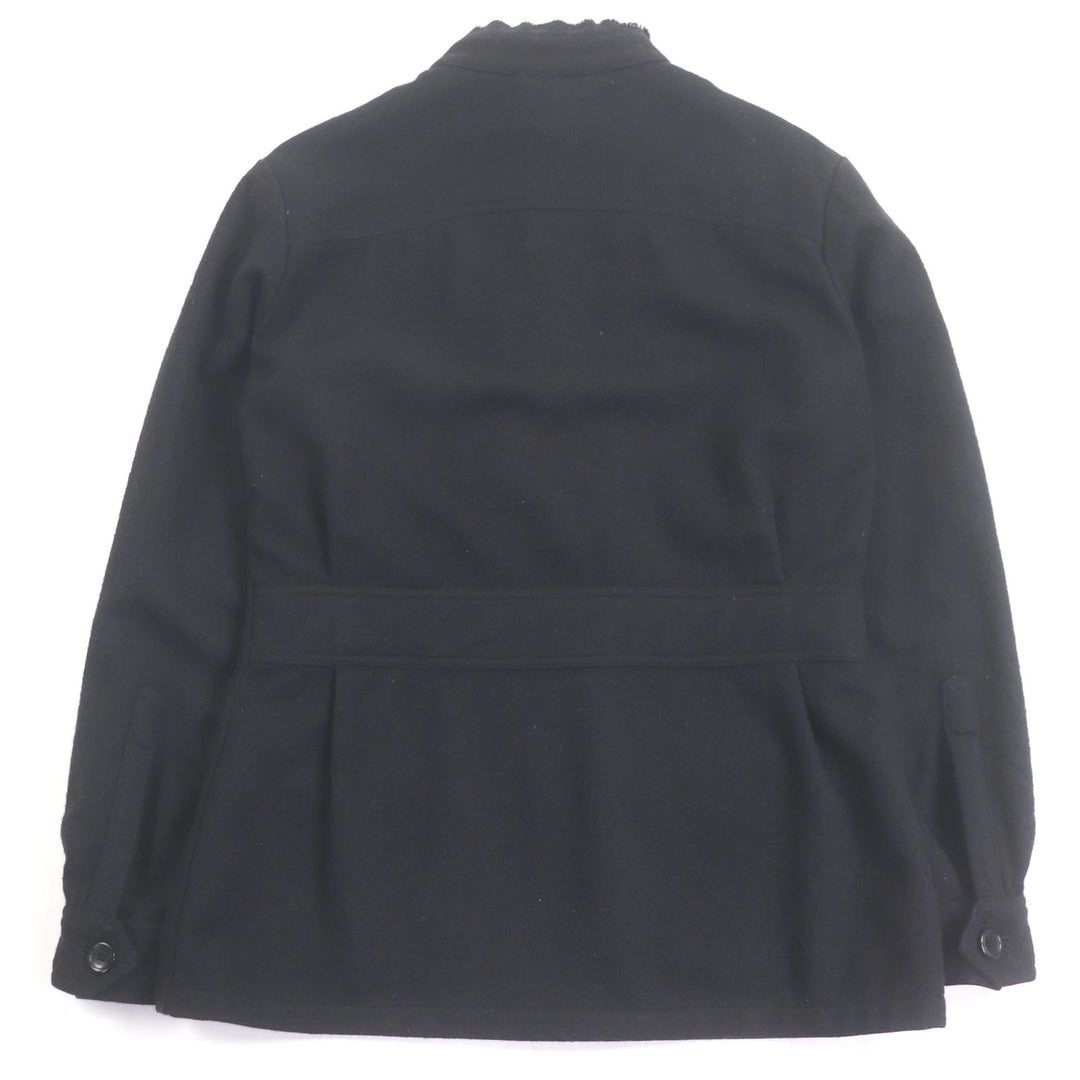 素晴らしい RAF SIMONS ミリタリージャケット 04AW WAVES 期 M-65 ブラック ウール メンズ 46