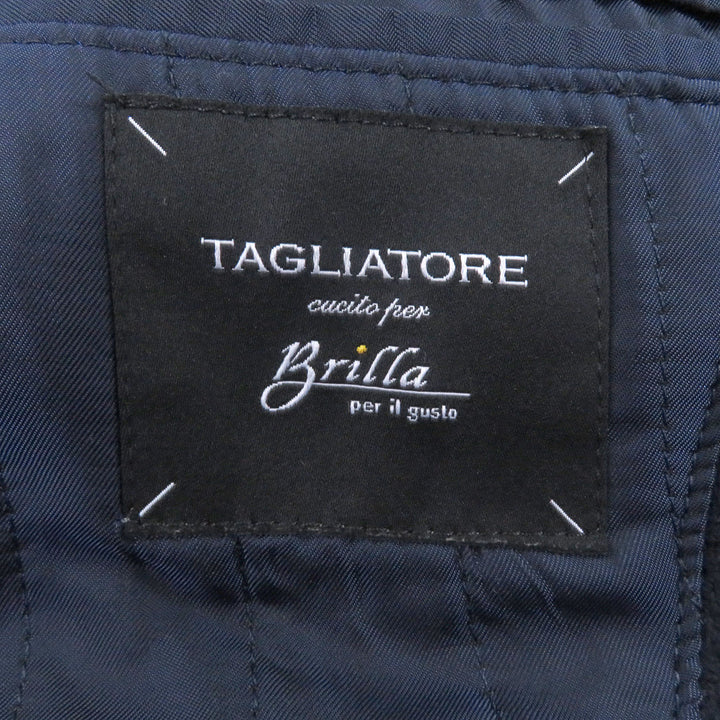Great TAGLIATORE Chester coat Exclusive to Brilla per il gusto Navy wool mens 42