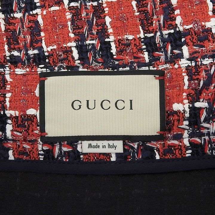 素晴らしい GUCCI ツイードスカート マルチレーヨン レディース 38 516588