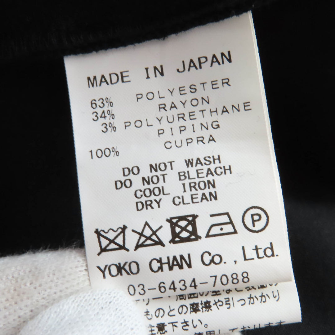 ヨーコチャン ワンピース フレンチスリーブ フェイクパール付き 36 YCD-320-695