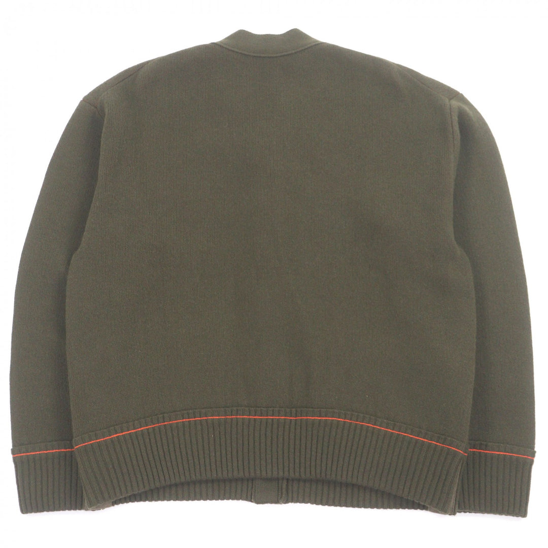 Great Sacai cardigan Studs Cashmere Knit Cardigan Logo button