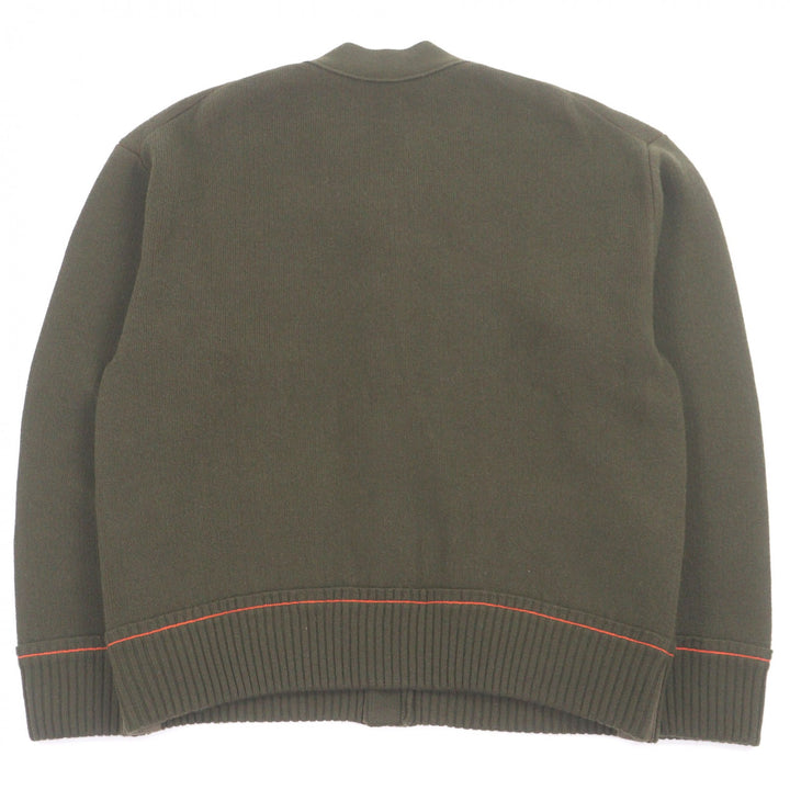 Great Sacai cardigan Studs Cashmere Knit Cardigan Logo button