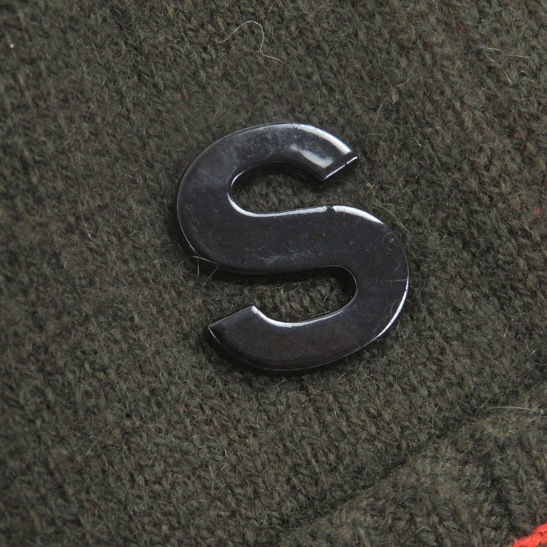 Great Sacai cardigan Studs Cashmere Knit Cardigan Logo button