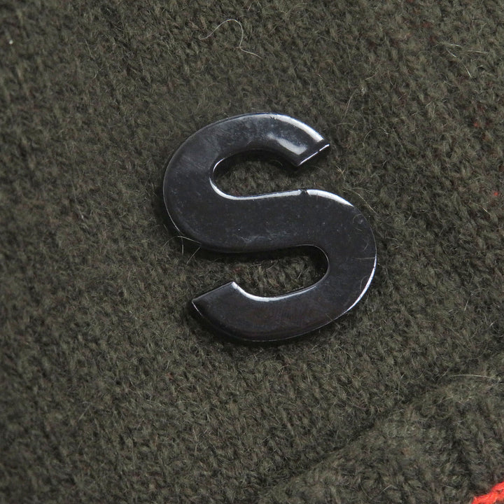 Great Sacai cardigan Studs Cashmere Knit Cardigan Logo button