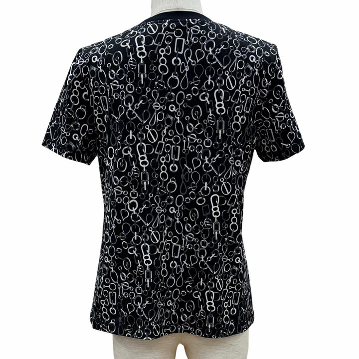 Excellent HERMES Short sleeve T-shirt Do RE BOUCLES Women 38 3H4624DR