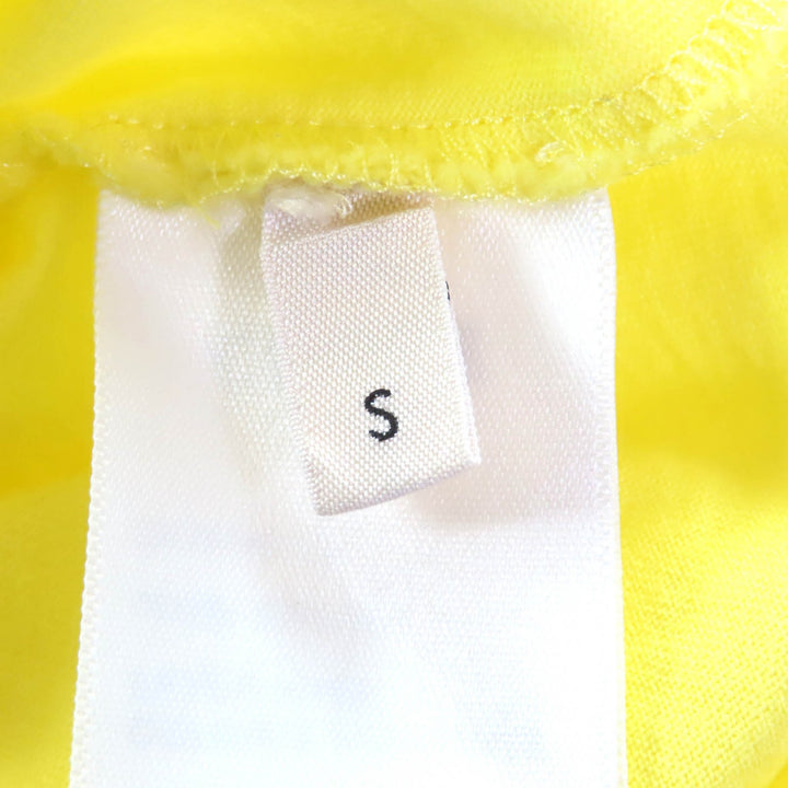 Excellent CELINE Short sleeve T-shirt Logo Print Crew Neck Cropped S 2X761671Q