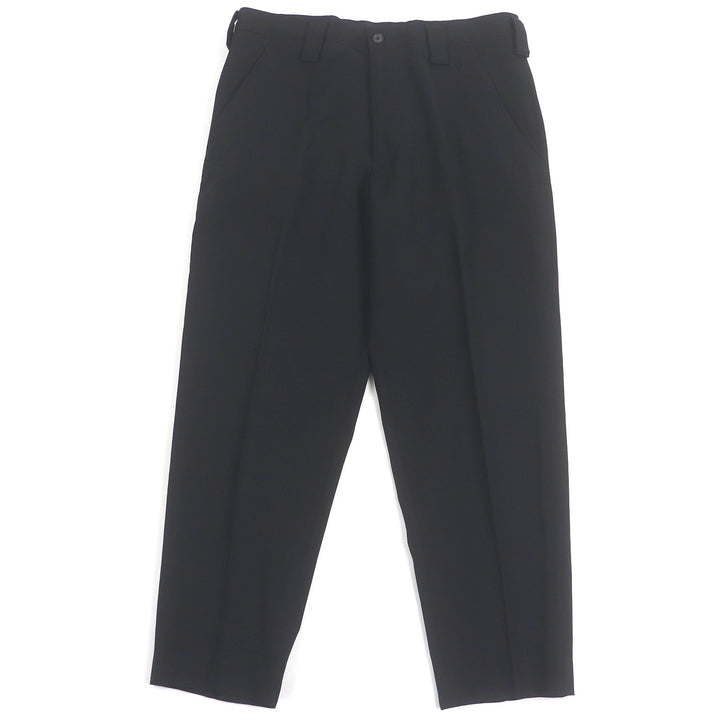 優良 Yohjiyamamoto POUR HOMME パンツ スラックス パンツ ブラック