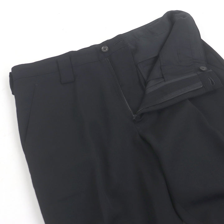優良 Yohjiyamamoto POUR HOMME パンツ スラックス パンツ ブラック