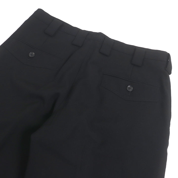 優良 Yohjiyamamoto POUR HOMME パンツ スラックス パンツ ブラック