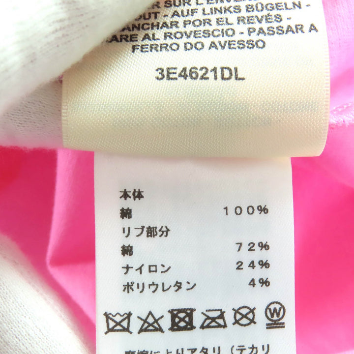 Excellent HERMES Short sleeve T-shirt cartouche Mock neck pink 36 3E4621DL