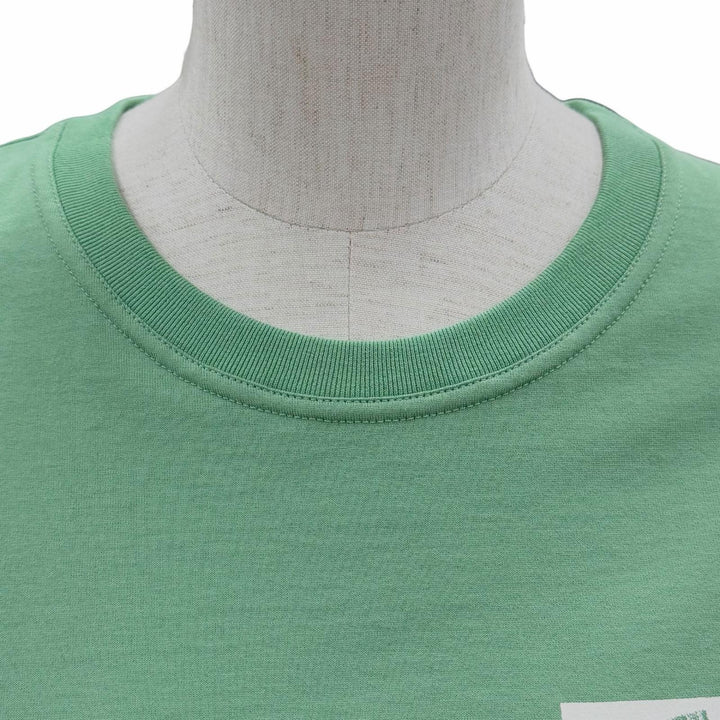 Pristine HERMES Short sleeve T-shirt cartouche Vert Opaline 36 5E4634DA