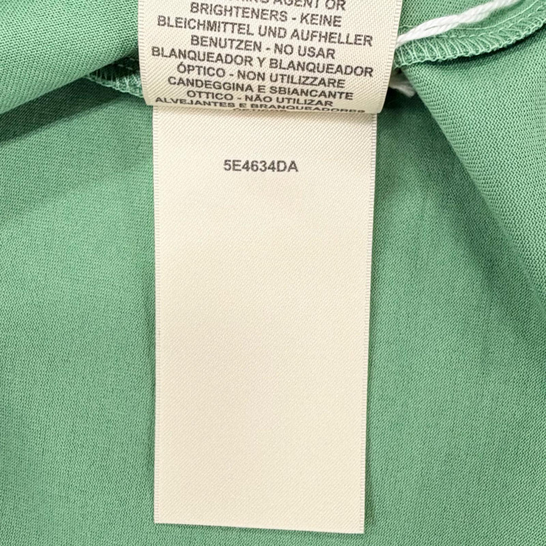 Pristine HERMES Short sleeve T-shirt cartouche Vert Opaline 36 5E4634DA