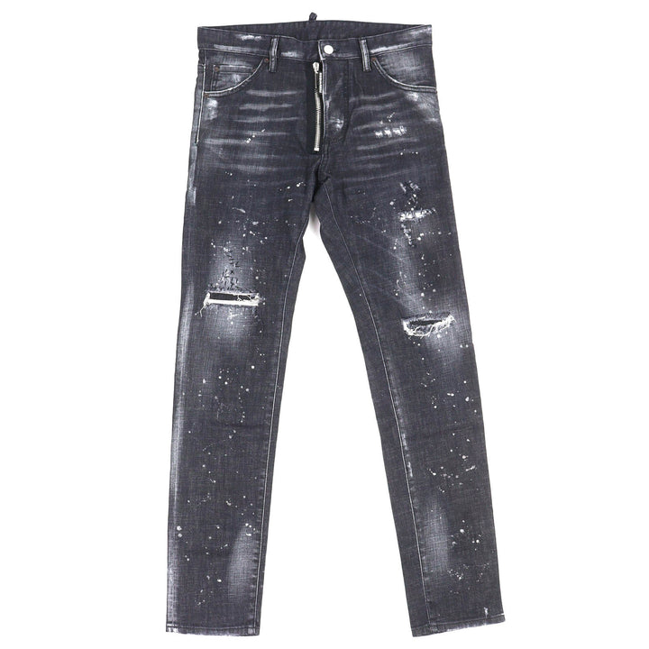 Discounted Great DSQUARED2 Denim pants Cool Guy Jean distressed finish. 46 S74LB1184S30357