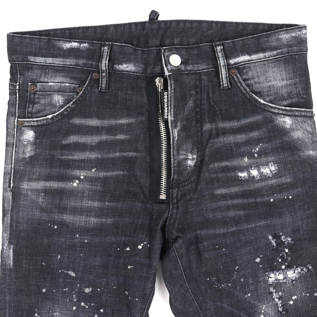 Discounted Great DSQUARED2 Denim pants Cool Guy Jean distressed finish. 46 S74LB1184S30357