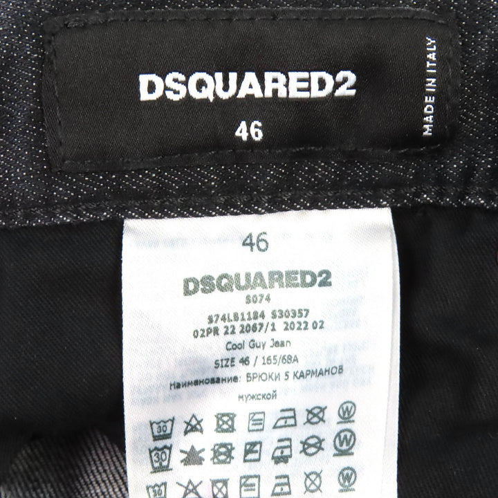 Discounted Great DSQUARED2 Denim pants Cool Guy Jean distressed finish. 46 S74LB1184S30357