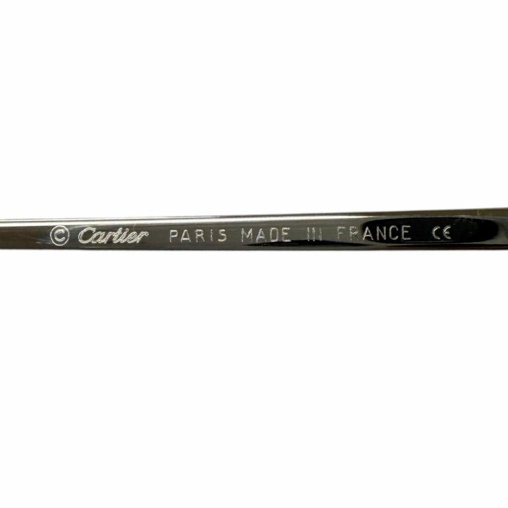 Great Cartier sunglasses Trinity Two-Point Rimless Silver mens