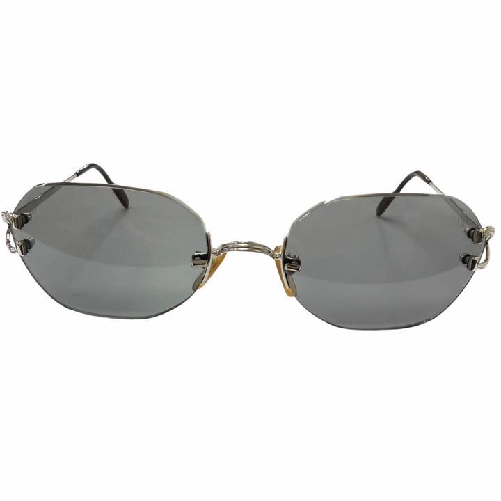 Great Cartier sunglasses Trinity Two-Point Rimless Silver mens