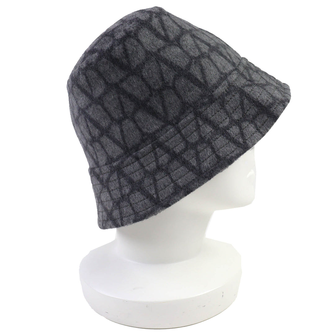 Excellent Valentino Iconograph cashmere and silk wool bucket hat 56 5W2HGA65MPF
