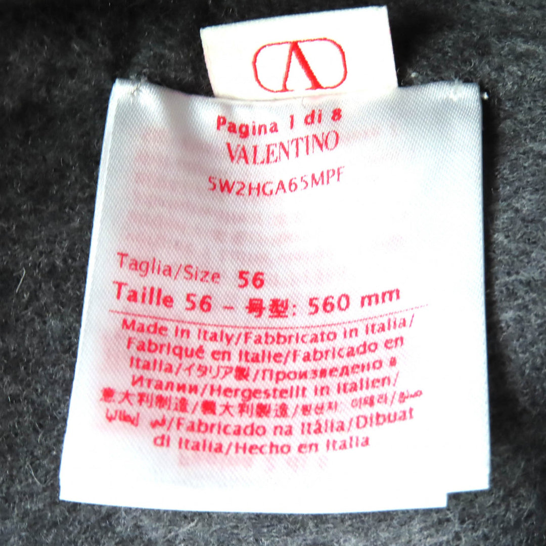 Excellent Valentino Iconograph cashmere and silk wool bucket hat 56 5W2HGA65MPF