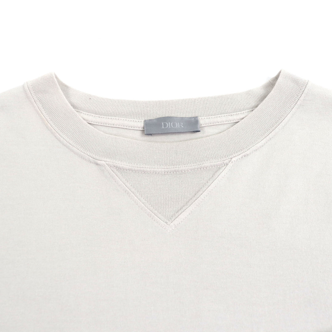 素晴らしいDIOR 半袖Tシャツ グレー コットン メンズ XS 243J634B0677