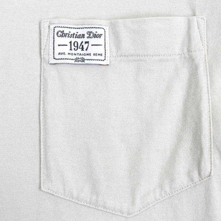素晴らしいDIOR 半袖Tシャツ グレー コットン メンズ XS 243J634B0677