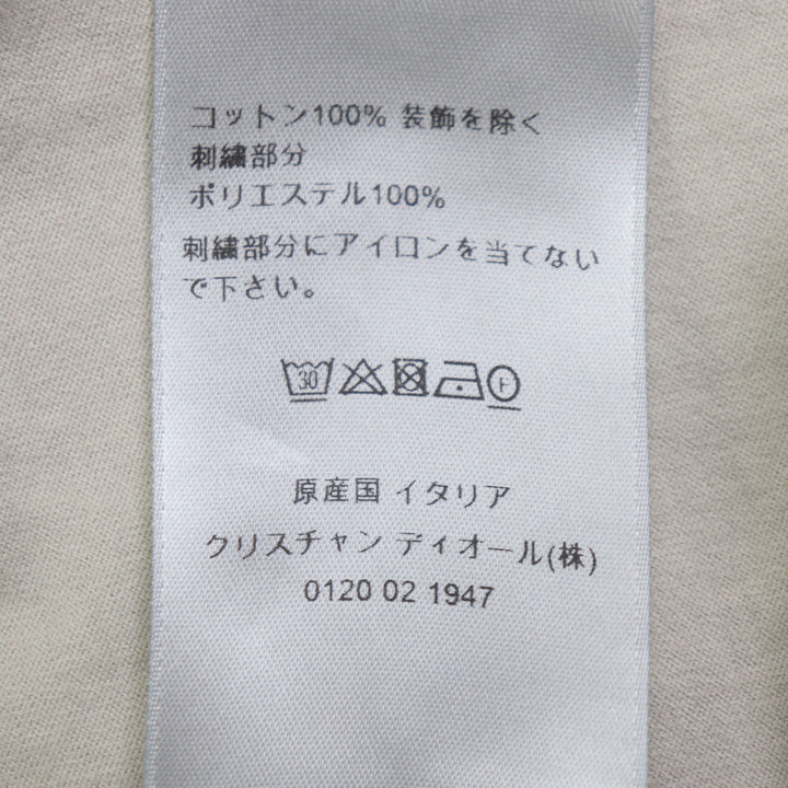 素晴らしいDIOR 半袖Tシャツ グレー コットン メンズ XS 243J634B0677
