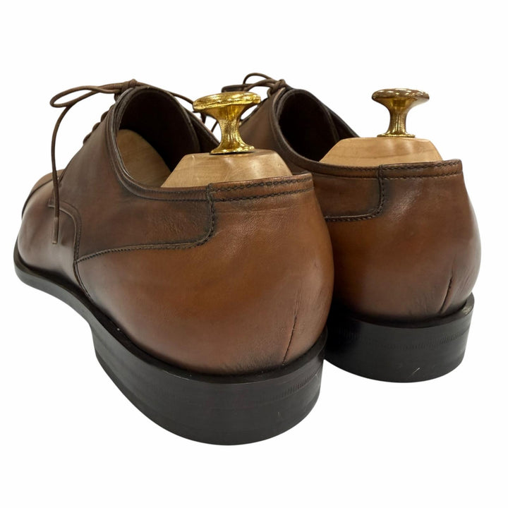 Excellent Salvatore Ferragamo Leather shoes Brown mens 9