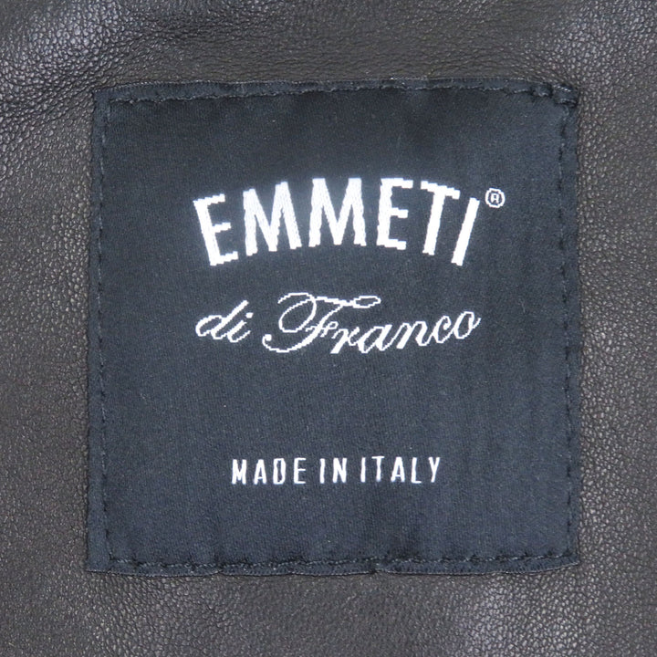 Excellent EMMETI leather jacket JURI Nappa Leather Single Rider Jacket