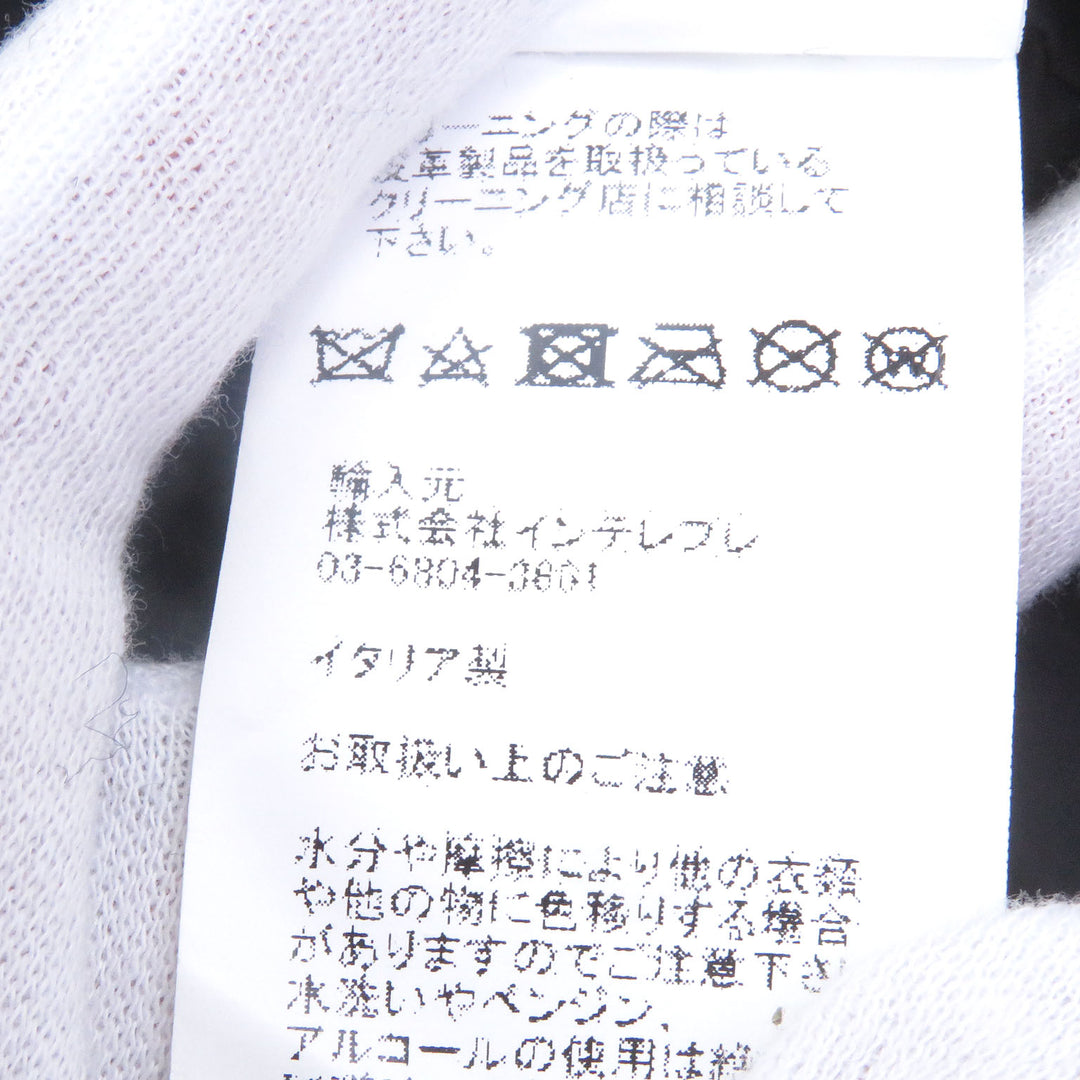 EMMETIの上質なレザージャケット JURI ナッパレザーシングルライダースジャケット