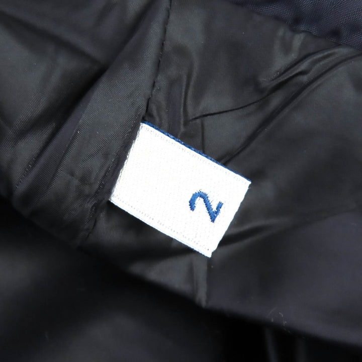 Great MONCLER Down jacket JOFFE Logo rubber patch hooded jacket Navy black 2