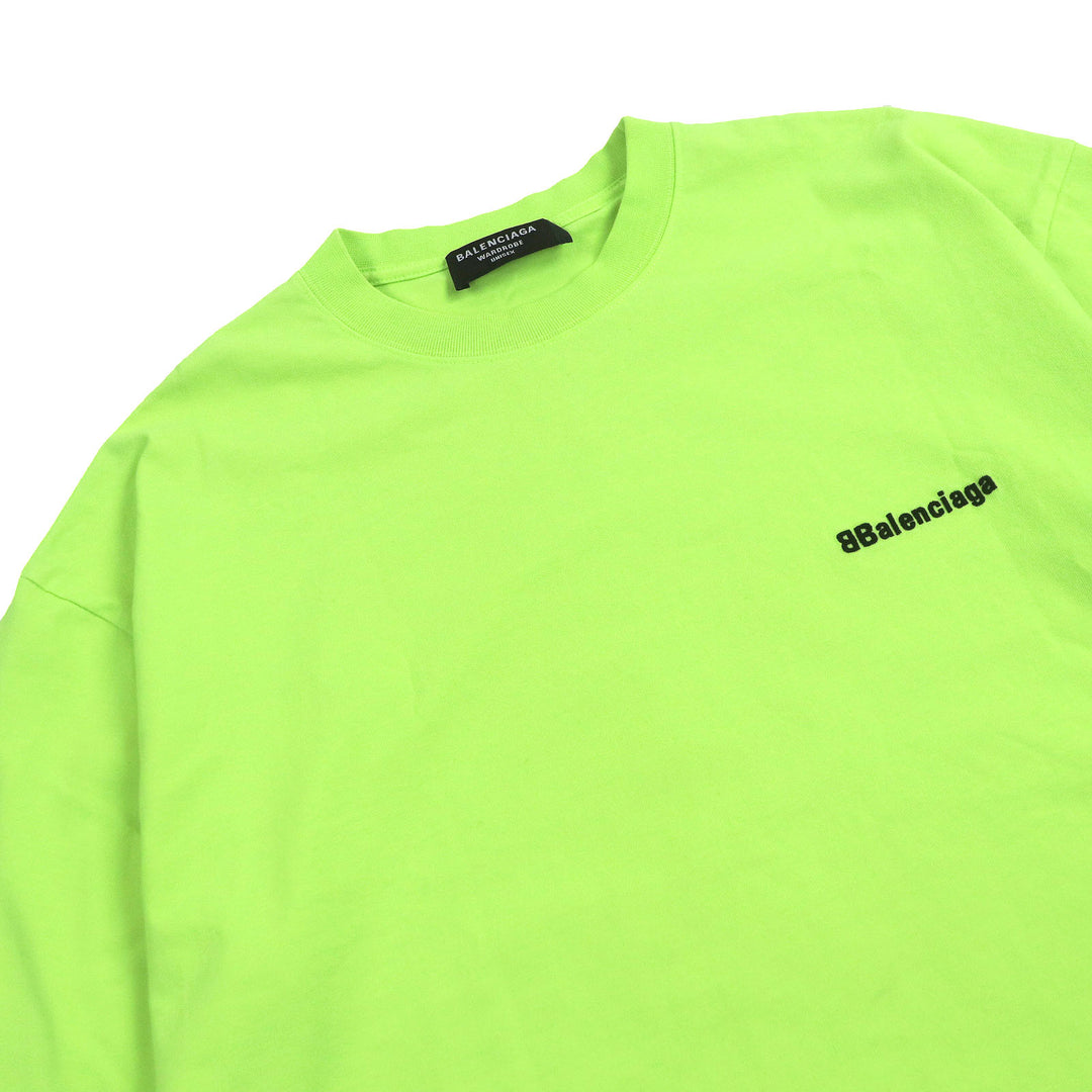 素晴らしい BALENCIAGA 半袖Tシャツ WARDROBE BBロゴ刺繍