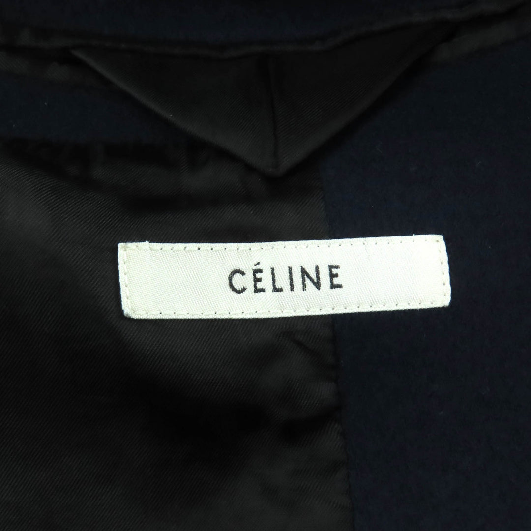 Great CELINE coat Navy wool Women 36 28H164154