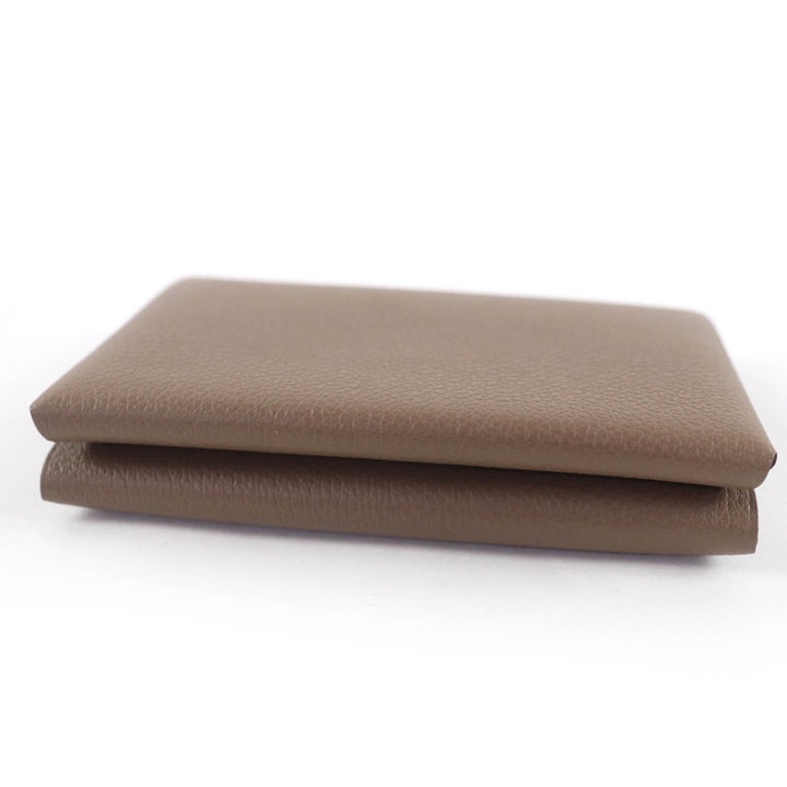 Pristine HERMES Coin case Calvi duo Card Case Evercolor Leather Women