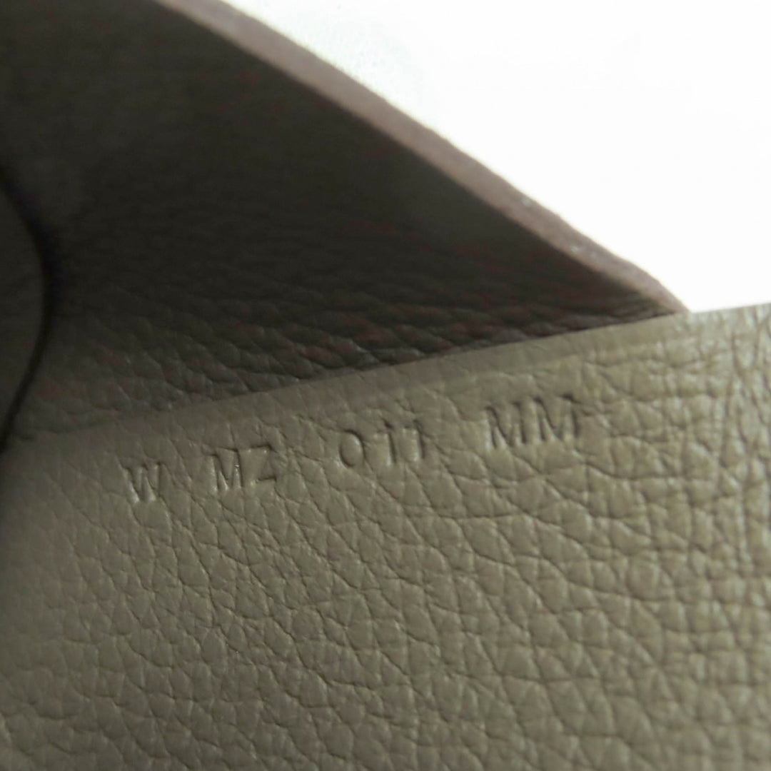 Pristine HERMES Coin case Calvi duo Card Case Evercolor Leather Women