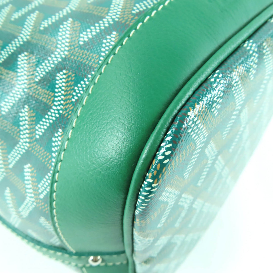 GOYARD ショルダーバッグ Petit Flo バケットバッグ ドローストリング 2WAY グリーン ゴヤールダン キャンバス